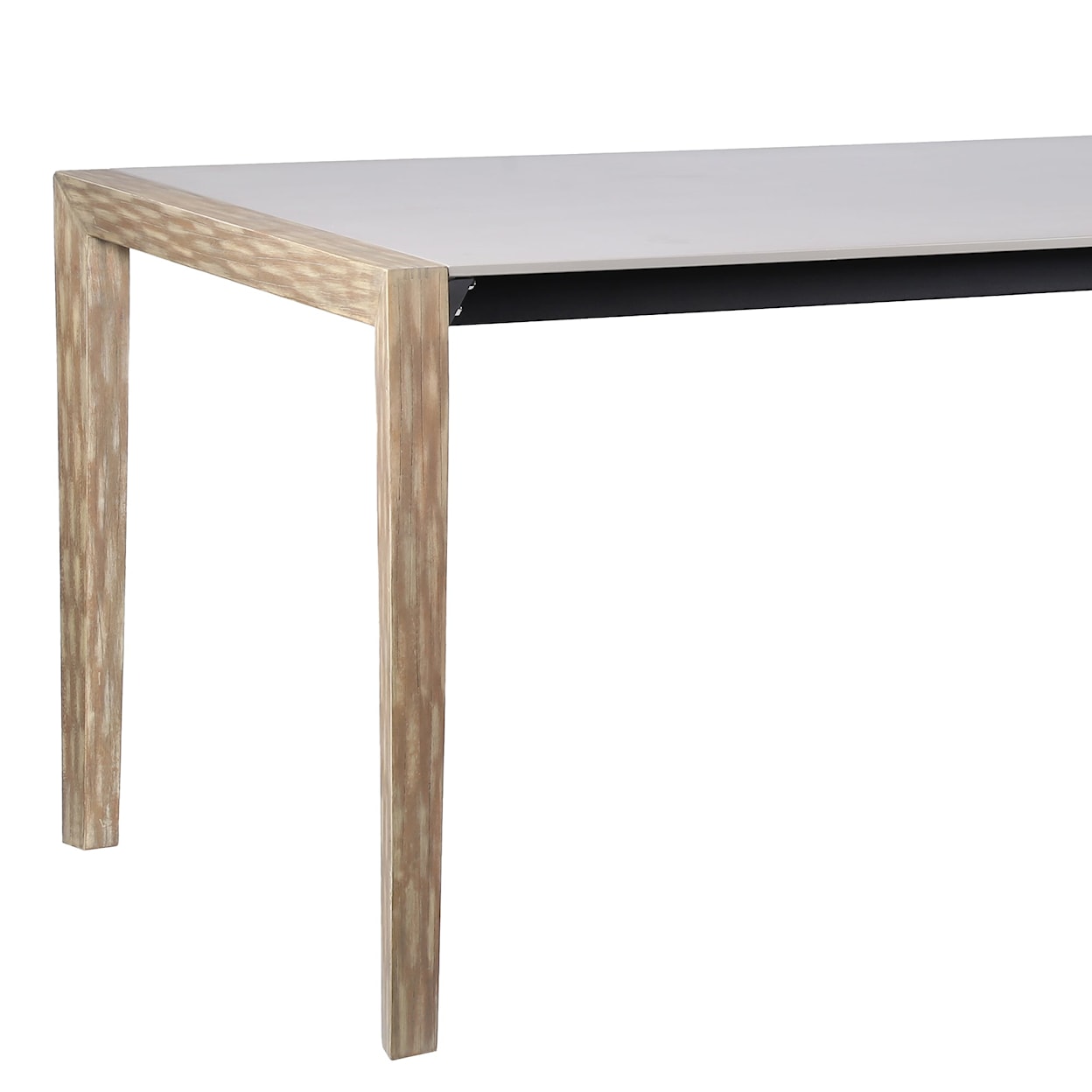 Armen Living Fineline Outdoor Dining Table