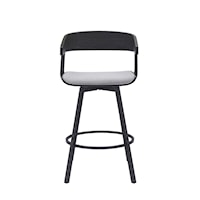 Contemporary Counter-Height Swivel Stool