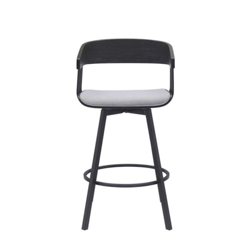 Contemporary Counter-Height Swivel Stool