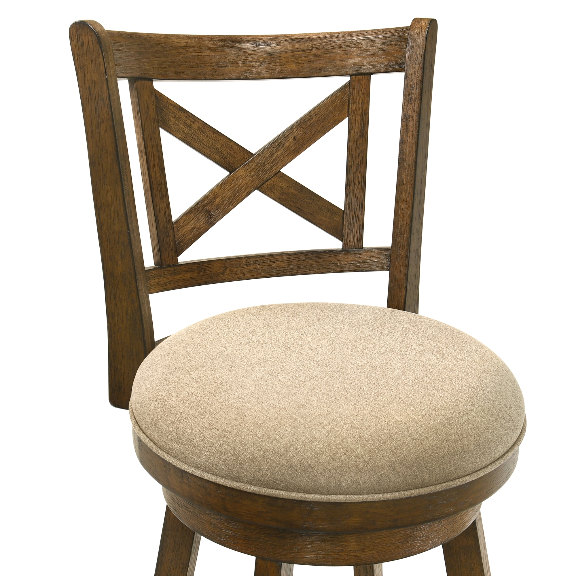 Armen Living Kodi X-Back Swivel Barstool