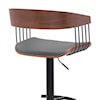 Armen Living Larisa Adjustable Stool