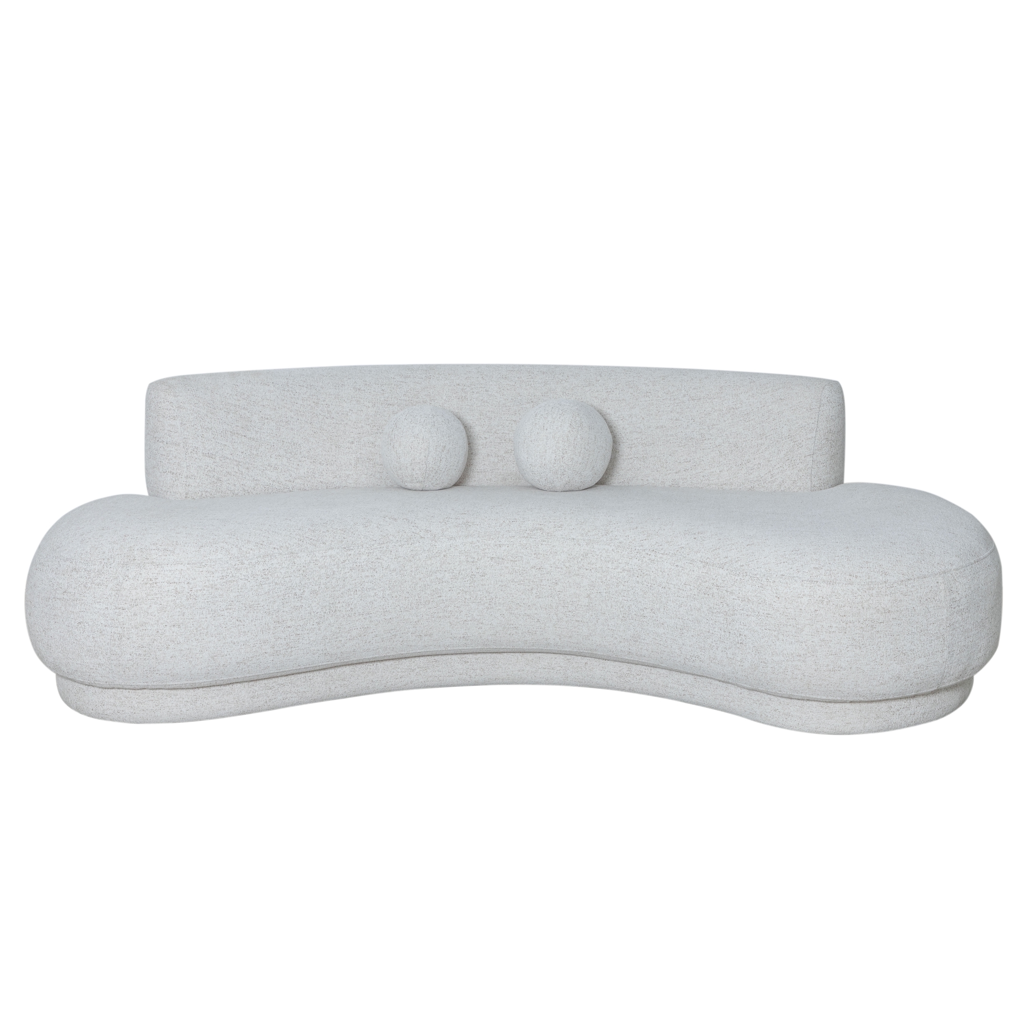 Armless Oval Lounge Sofa