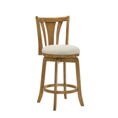 Upholstered Swivel Barstool