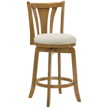 Upholstered Swivel Barstool