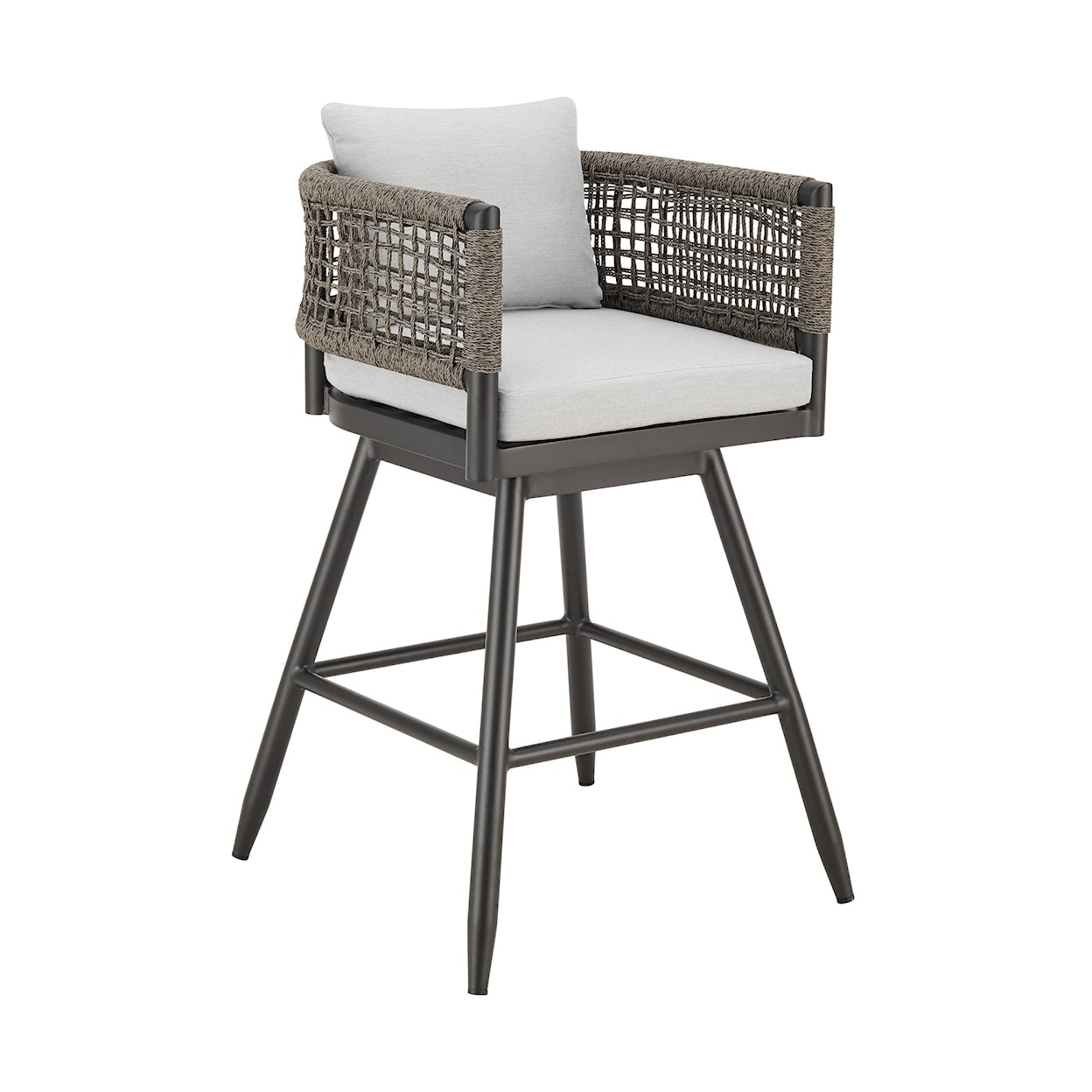 Armen Living Alegria Outdoor Swivel Barstool