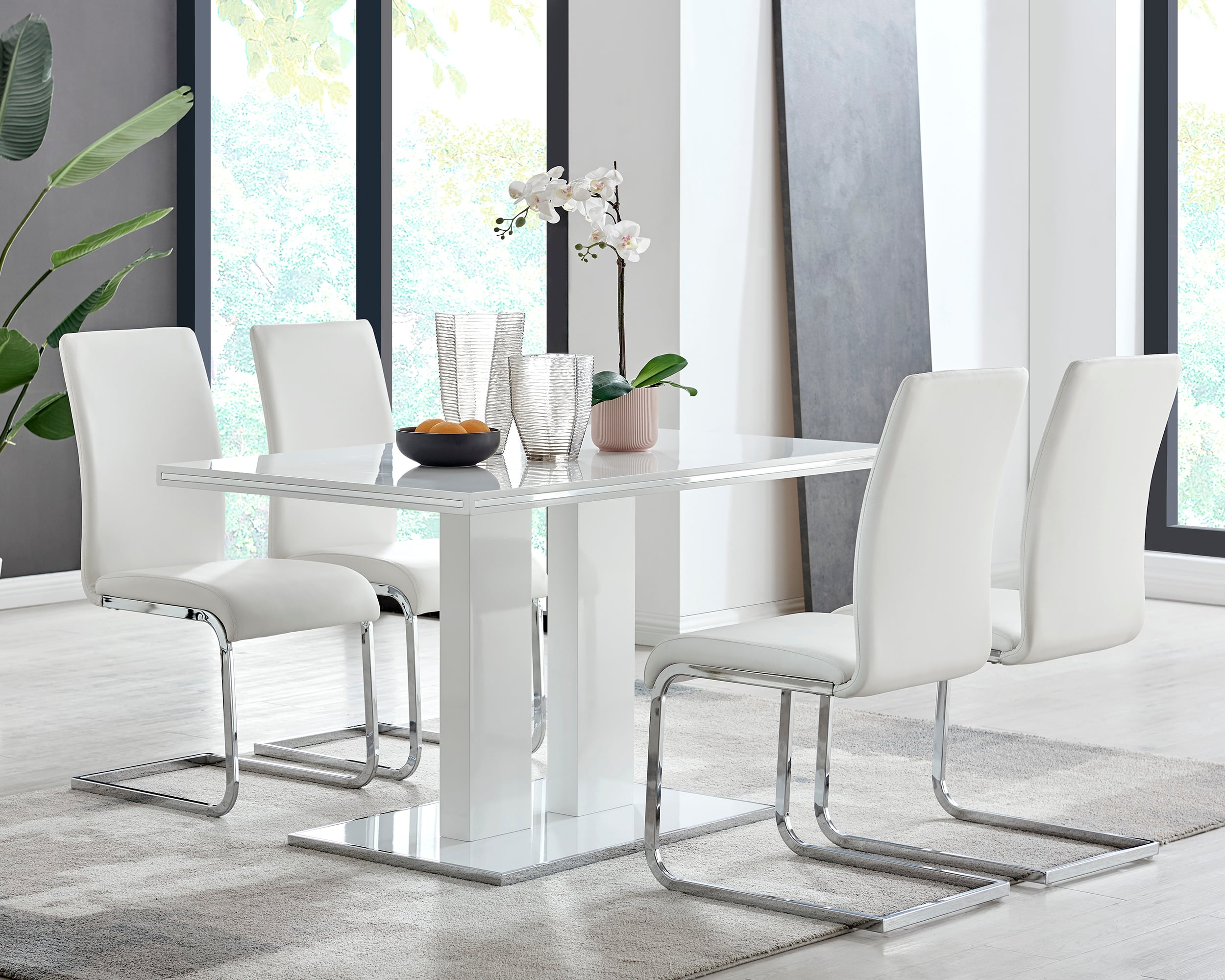 Armen Living Amanda 5 pc Dining Set