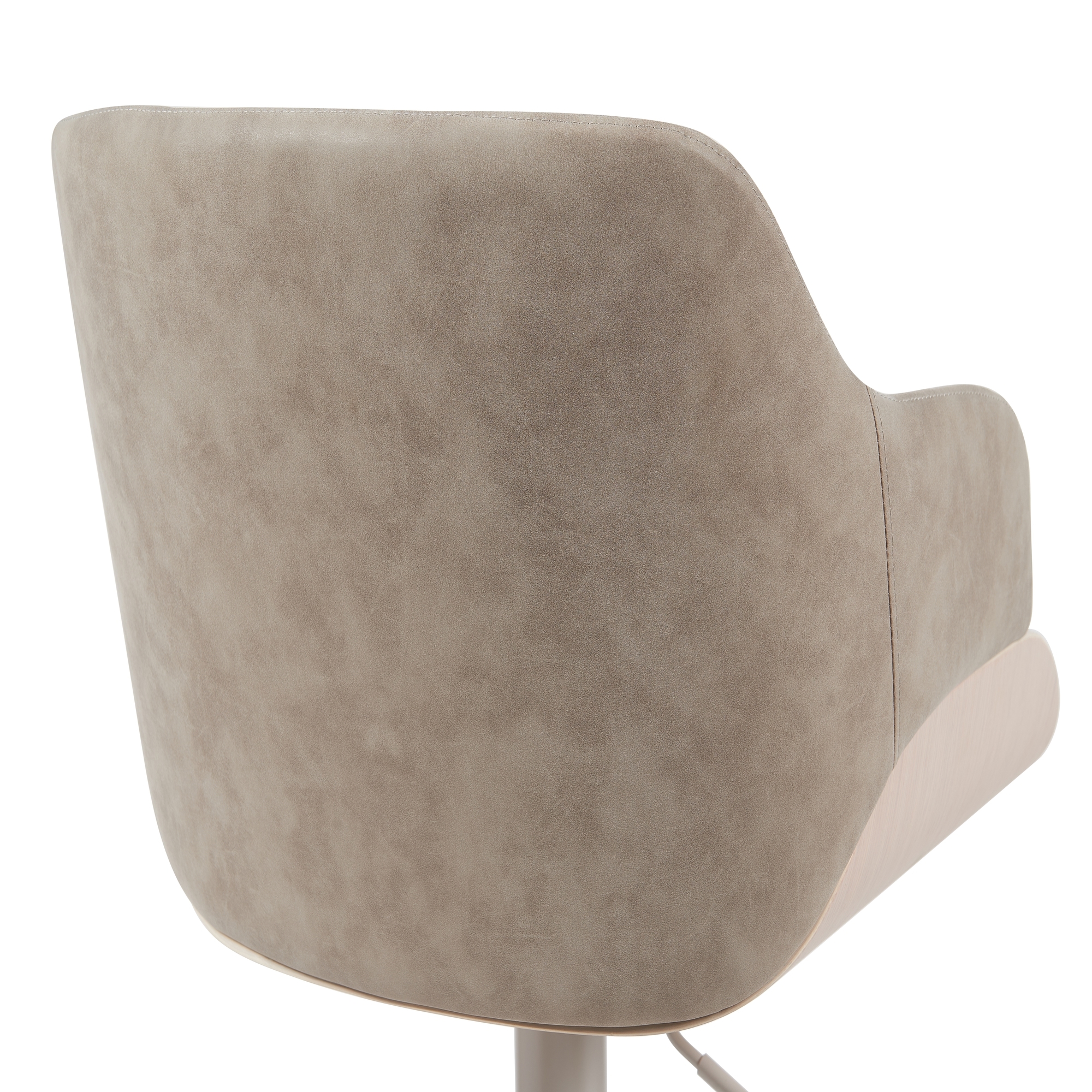 Armen Living Toby Upholstered Adjustable Bar Stool