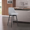 Armen Living Sicily Swivel Bar Stool