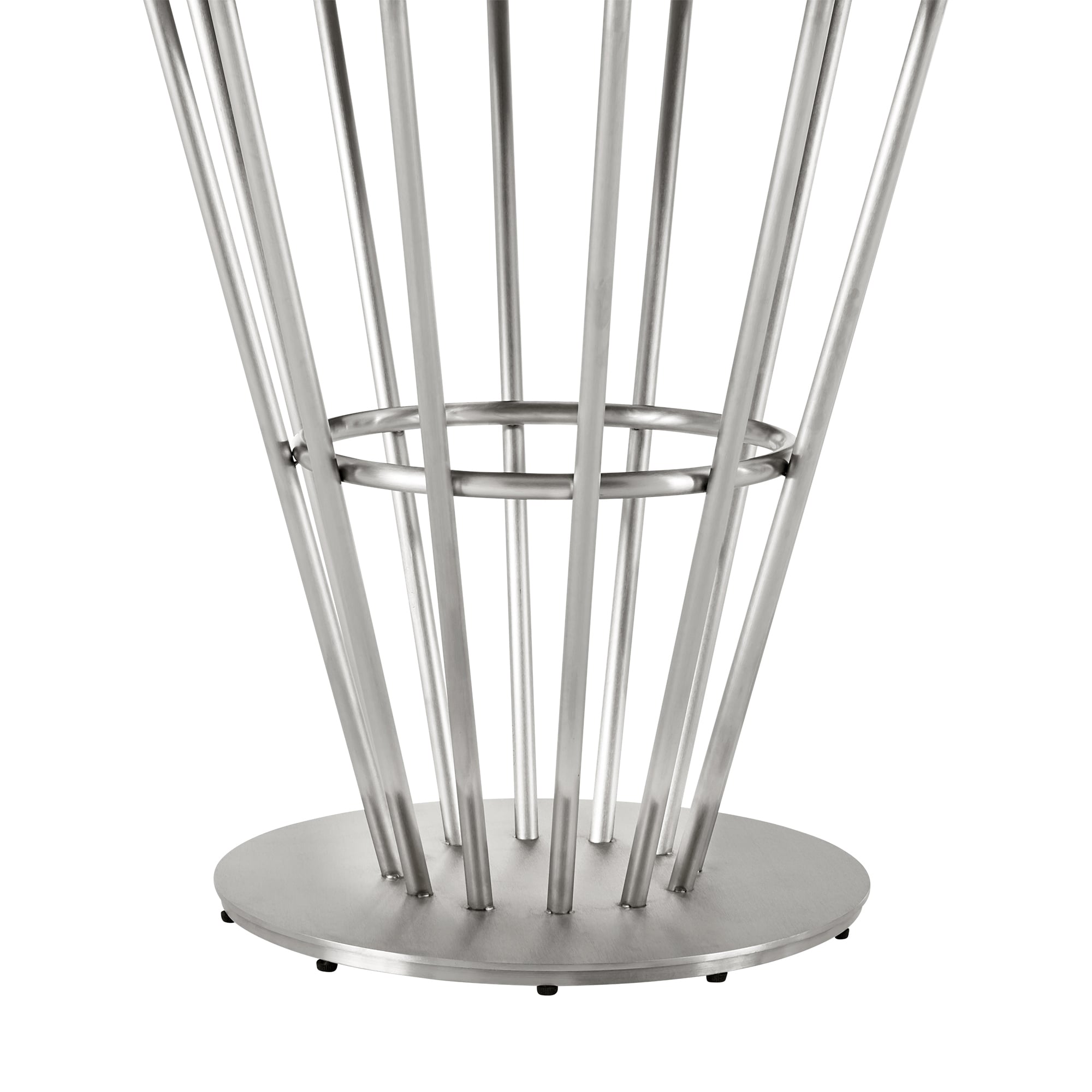 Armen Living Veronica / Shannon 5-Piece Round Dining Table Set