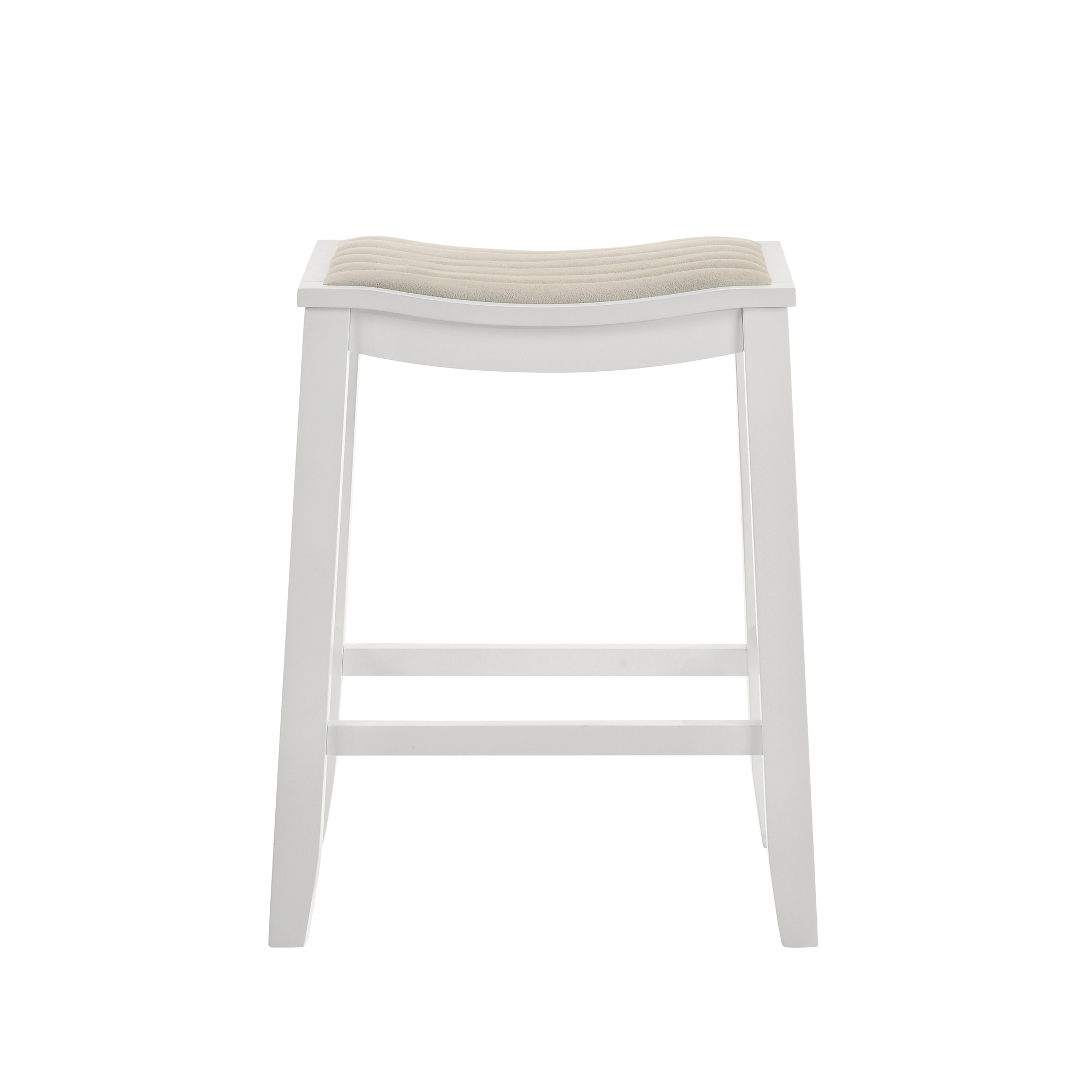 Armen Living Iyani Backless Counter Stool w/Upholstered Seat
