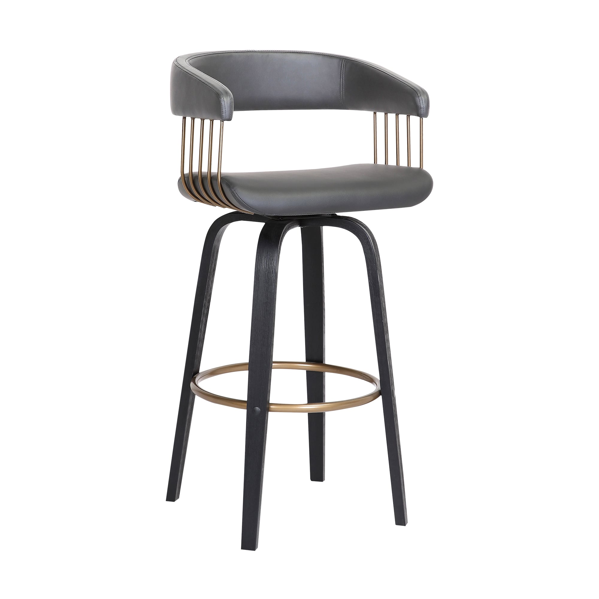 Armen Living Topanga Swivel Bar Stool