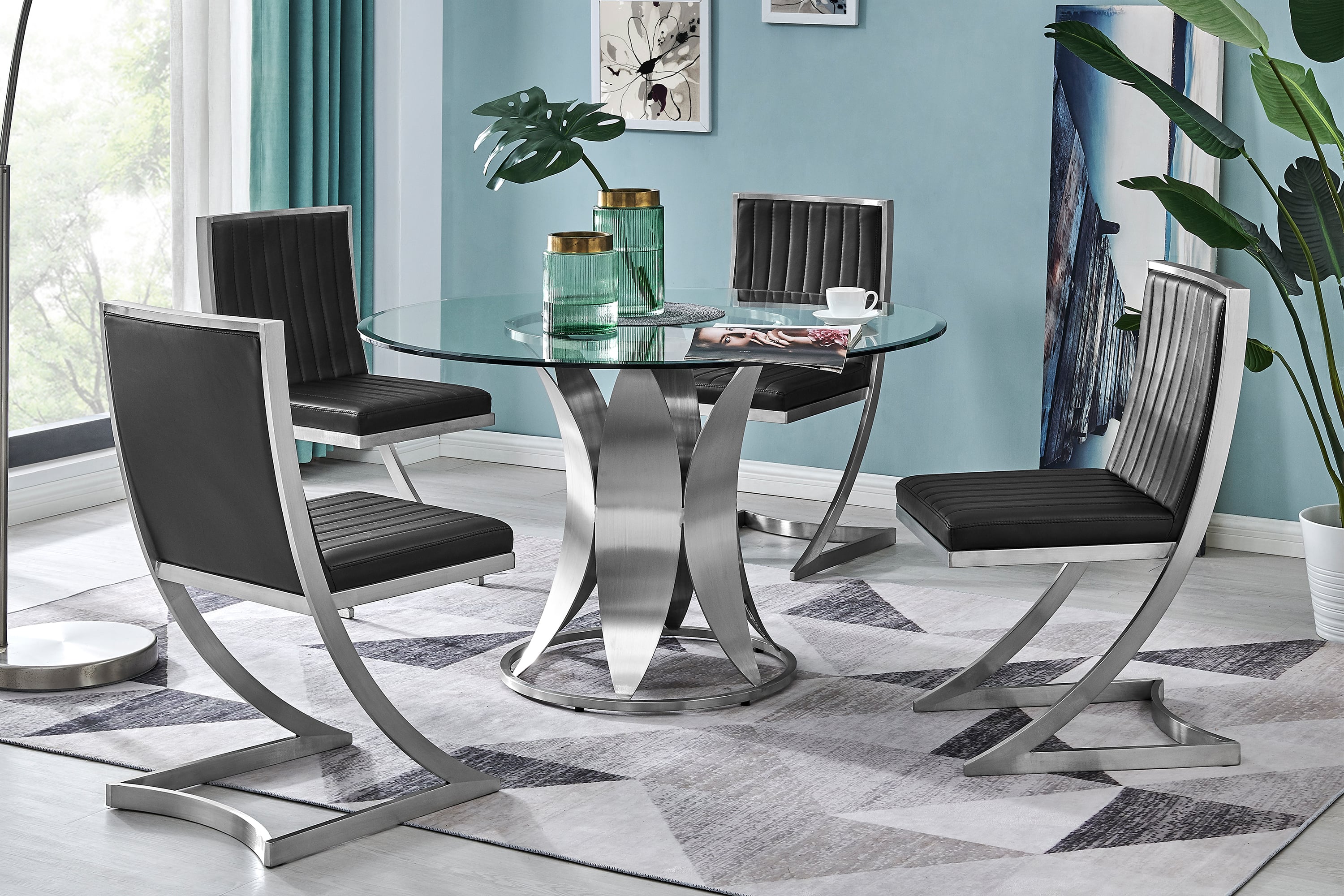 Armen Living Petal Dining Table