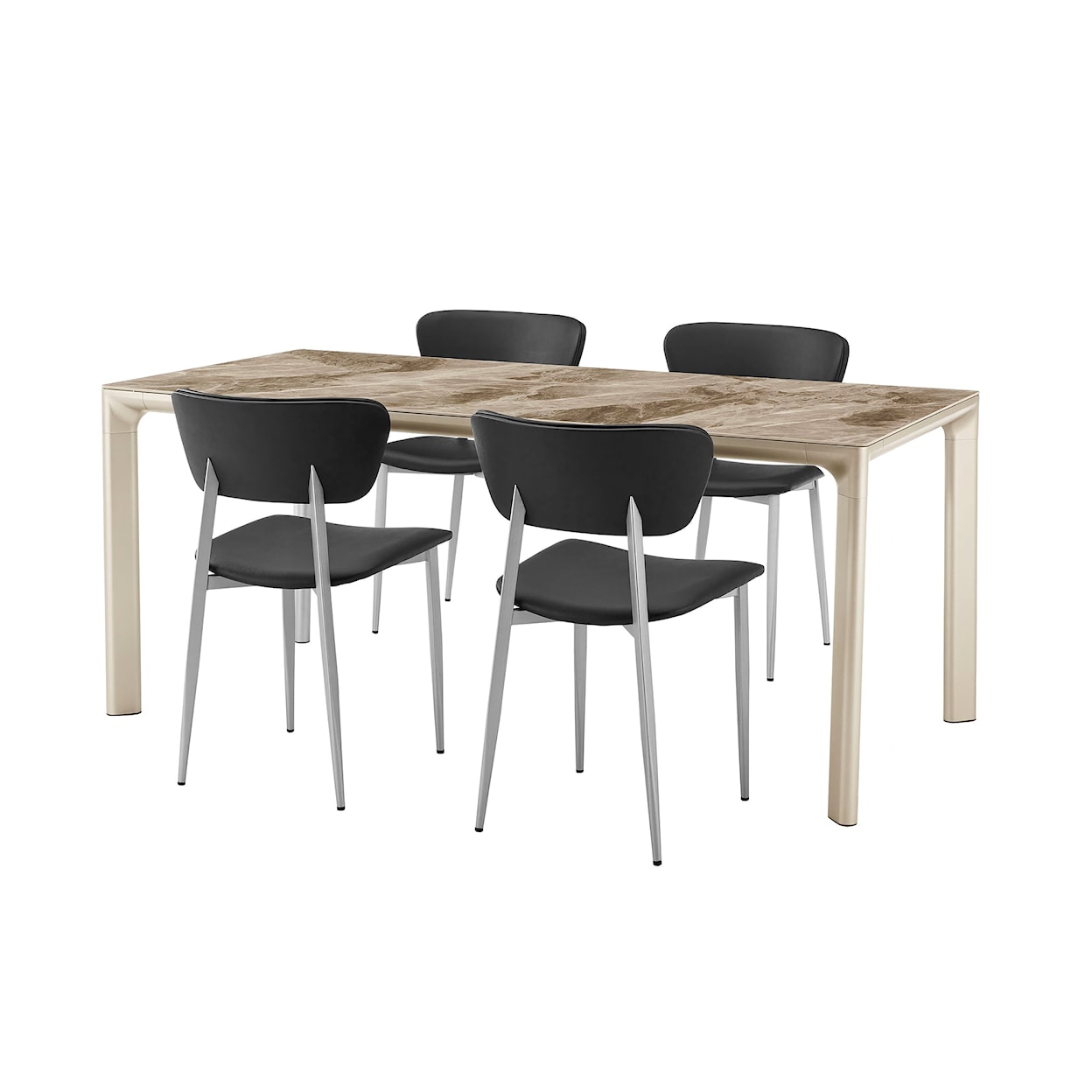 Armen Living Otello/Tori Dining Set