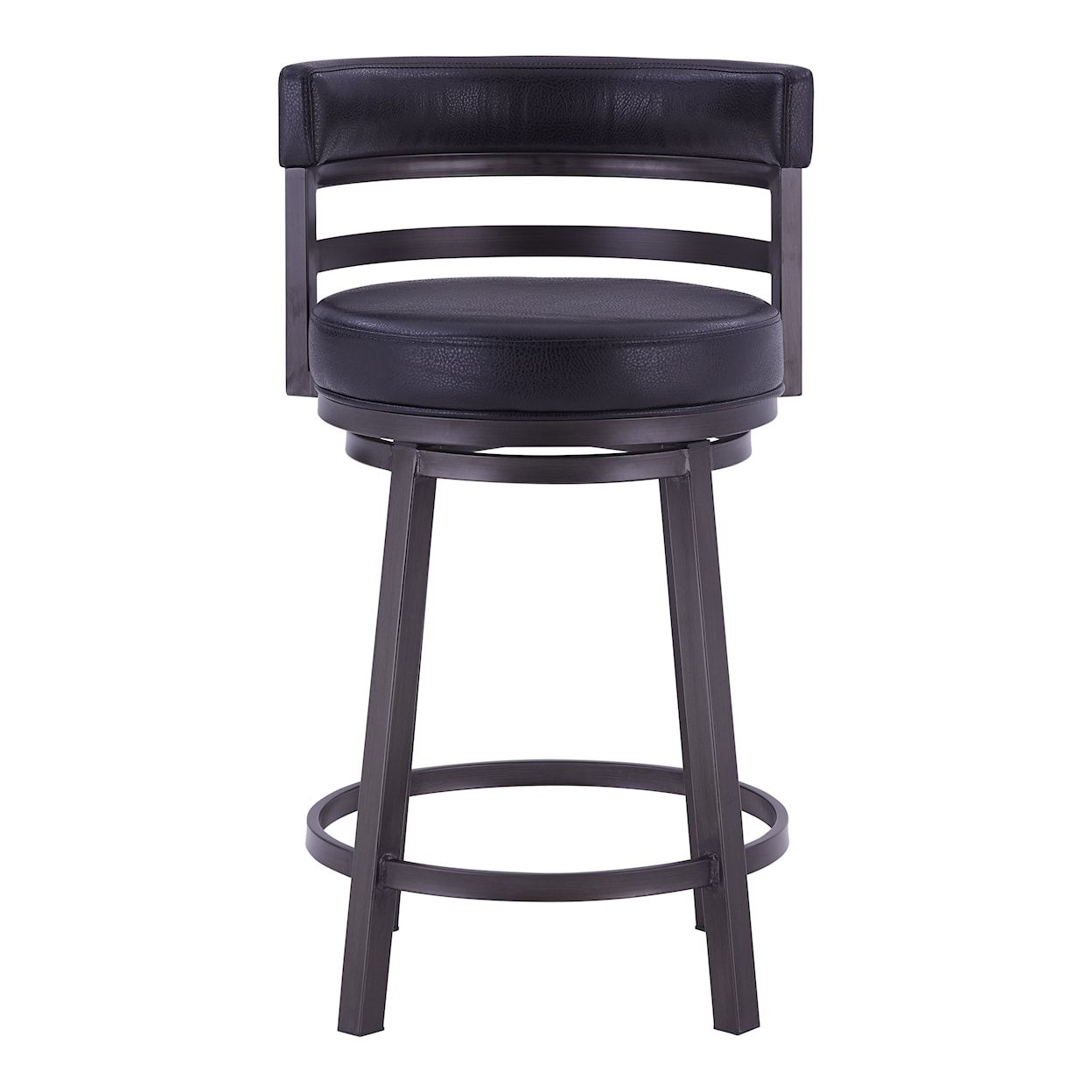 Armen Living Titana Swivel Counter-Height Stool