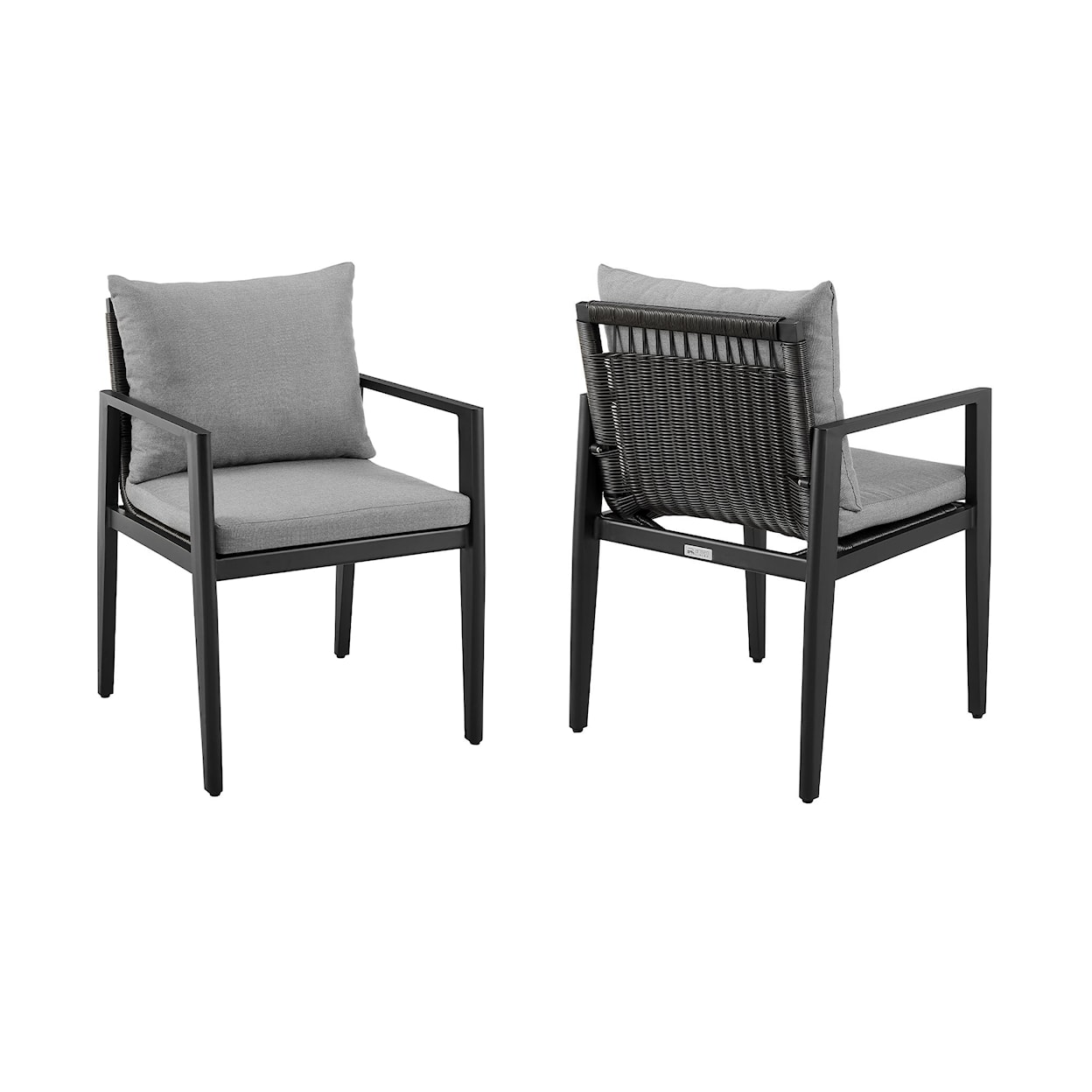 Armen Living Cayman Outdoor Dining Chair