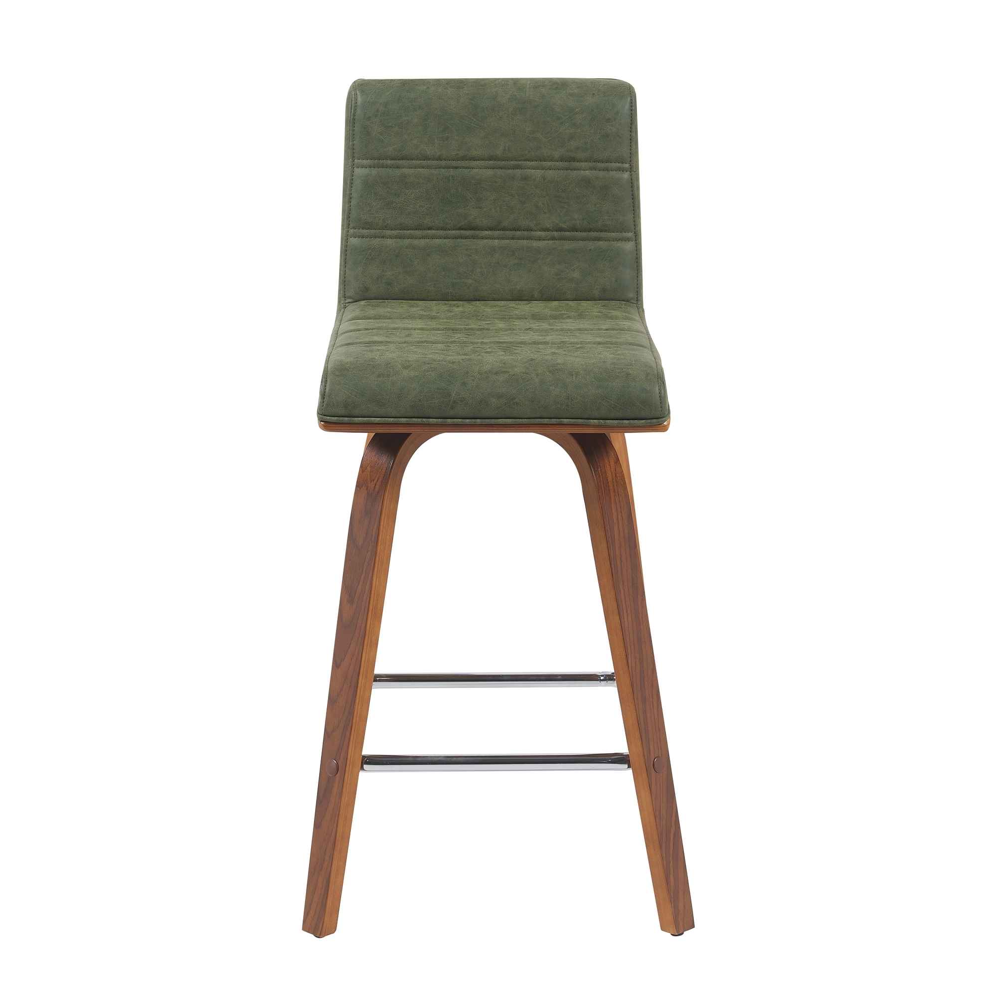 Armen Living Vienna Upholstered Swivel Counter Stool
