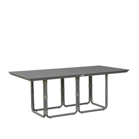 Outdoor 79" Rect. Aluminum Dining Table