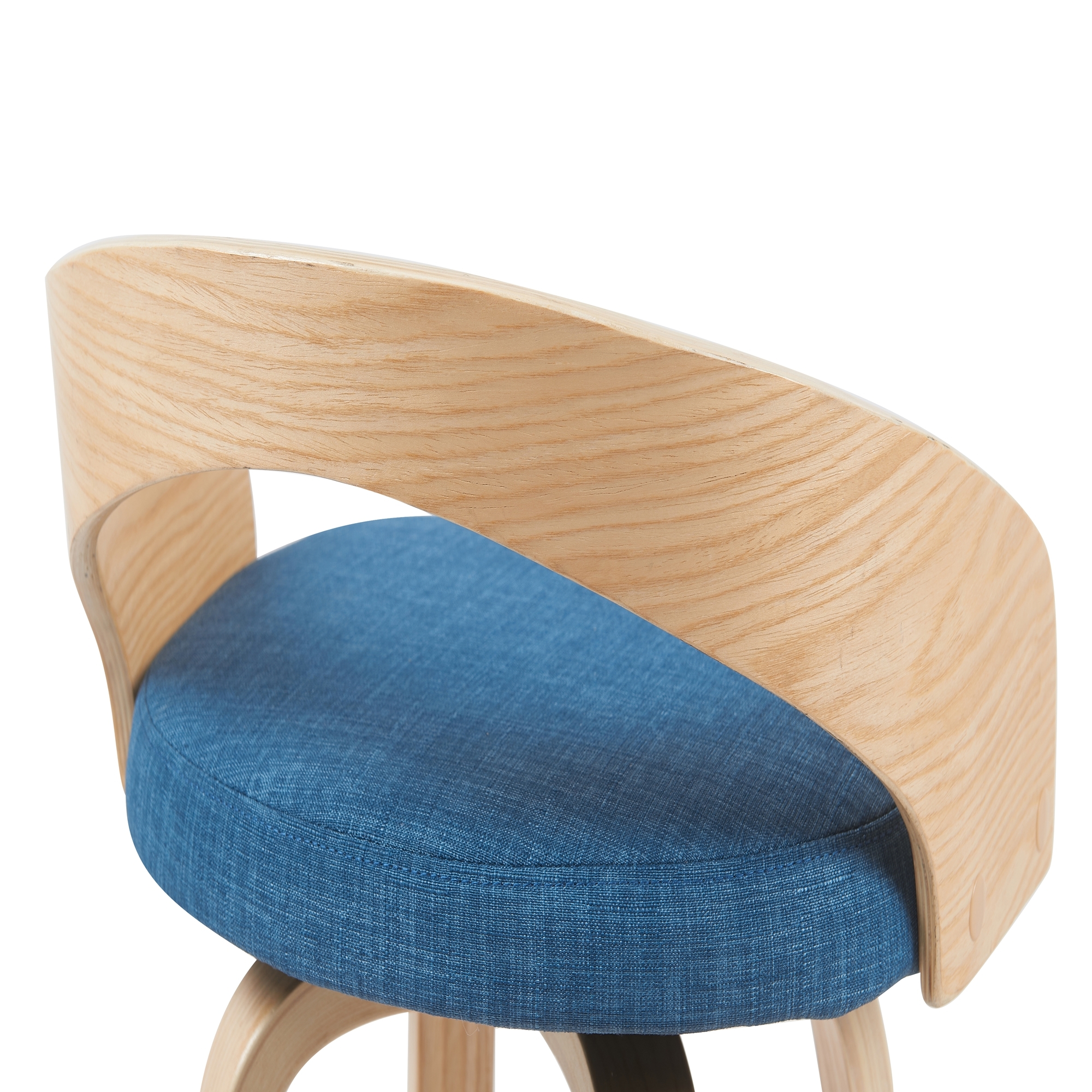 Armen Living Sonia Open-Back Swivel Barstool