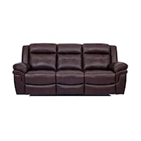 Traditional Manual Reclining Sofa