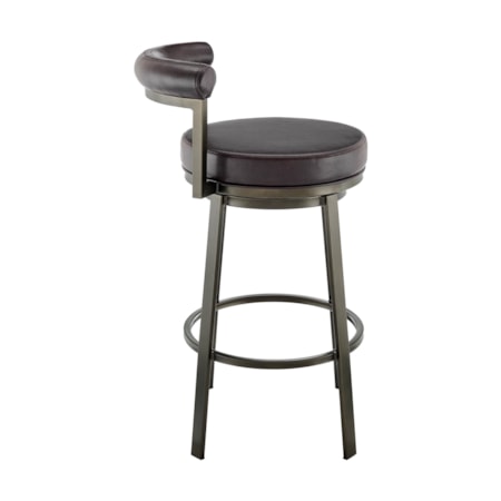 Upholstered Swivel Barstool