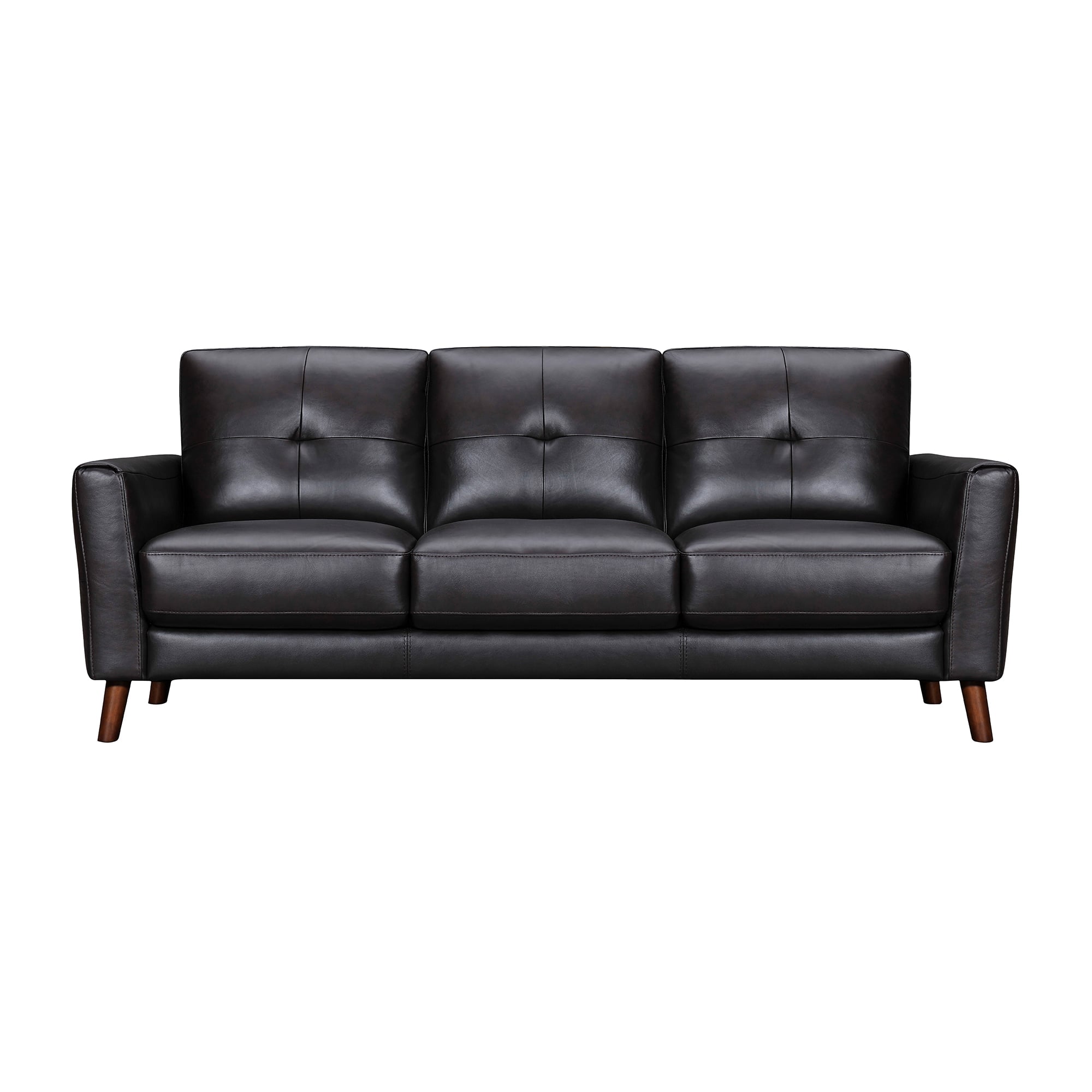 Brown Leather Sofa