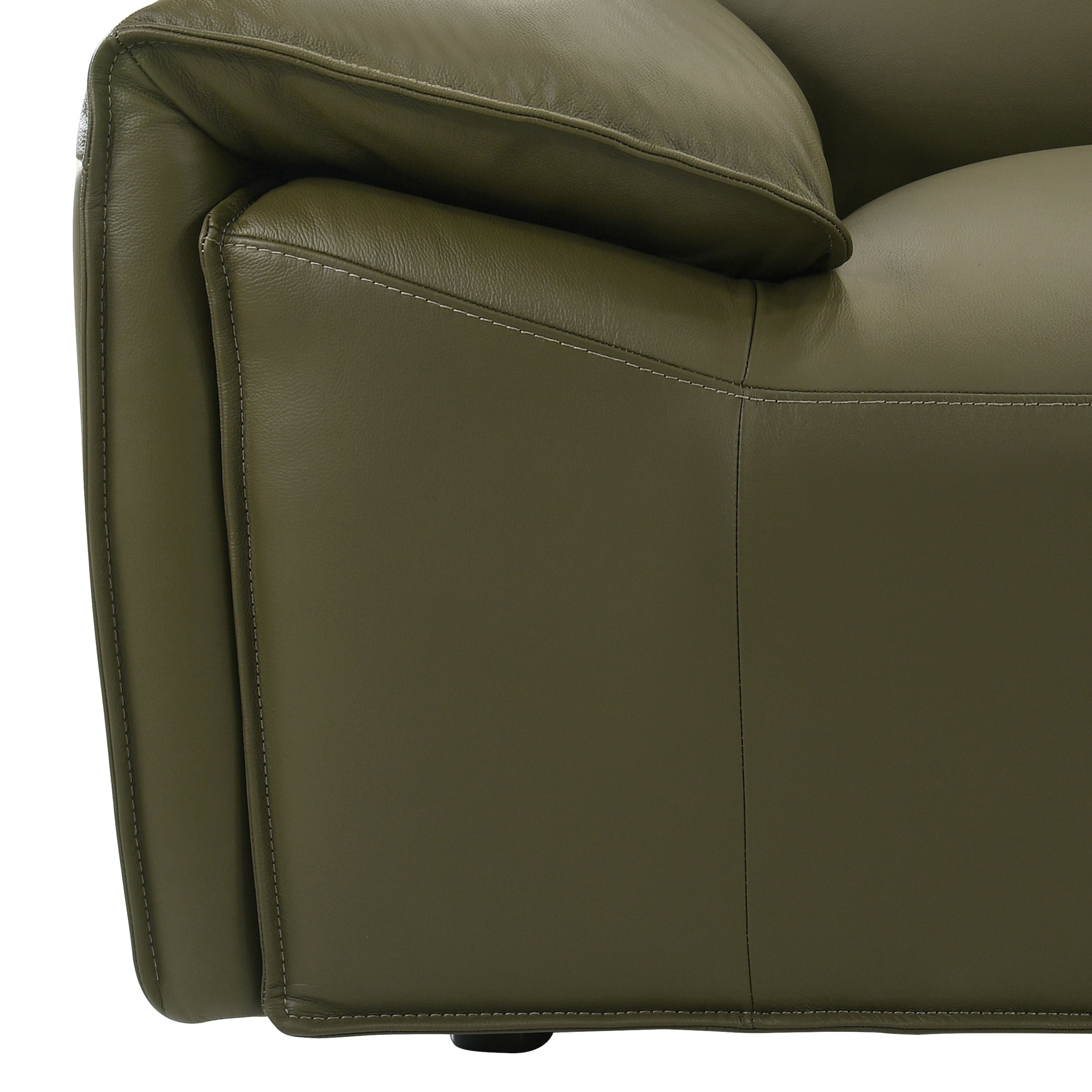 Armen Living Tanner 2-pc. Top-Grain Leather Living Room Set