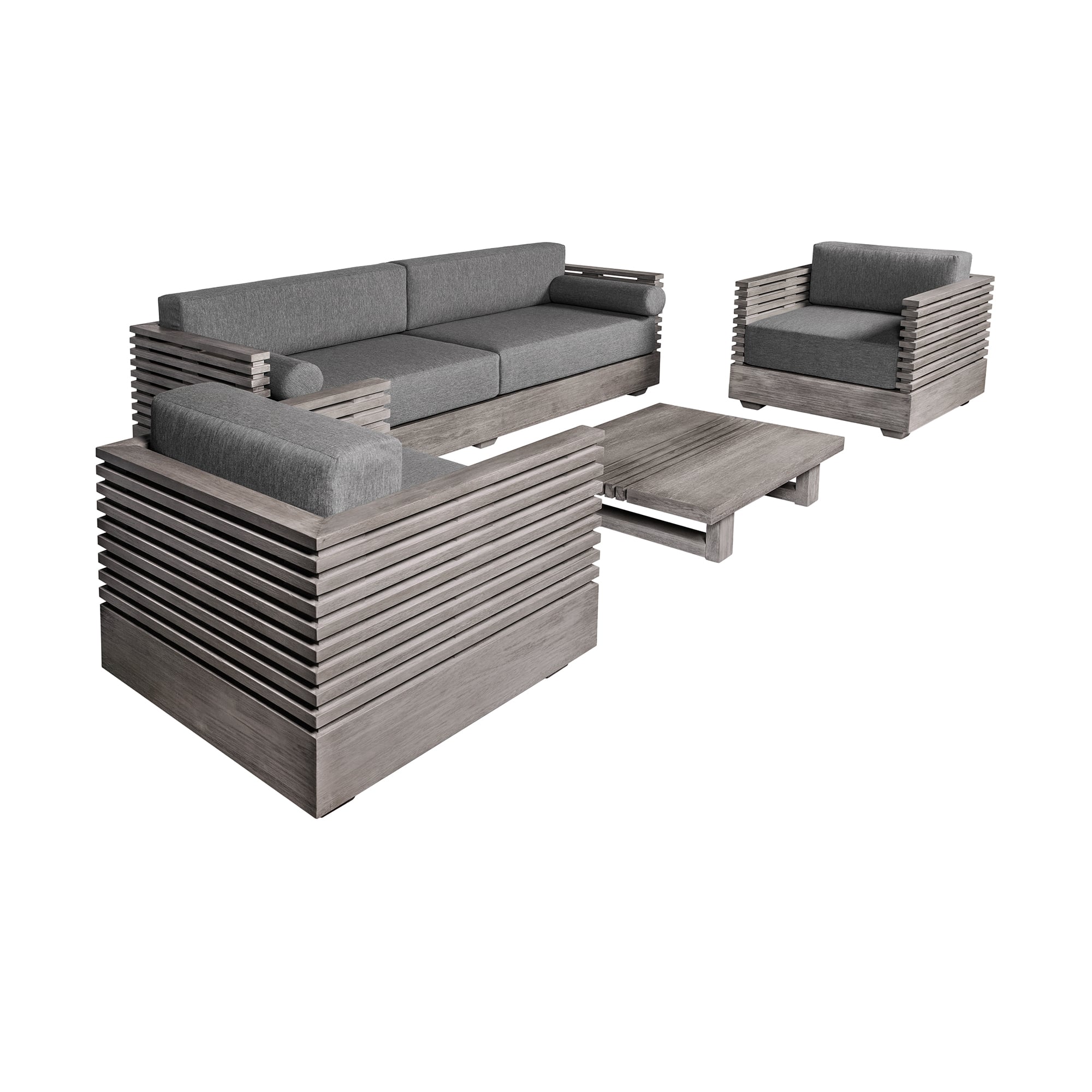 Armen Living Vivid Outdoor Conversation Set
