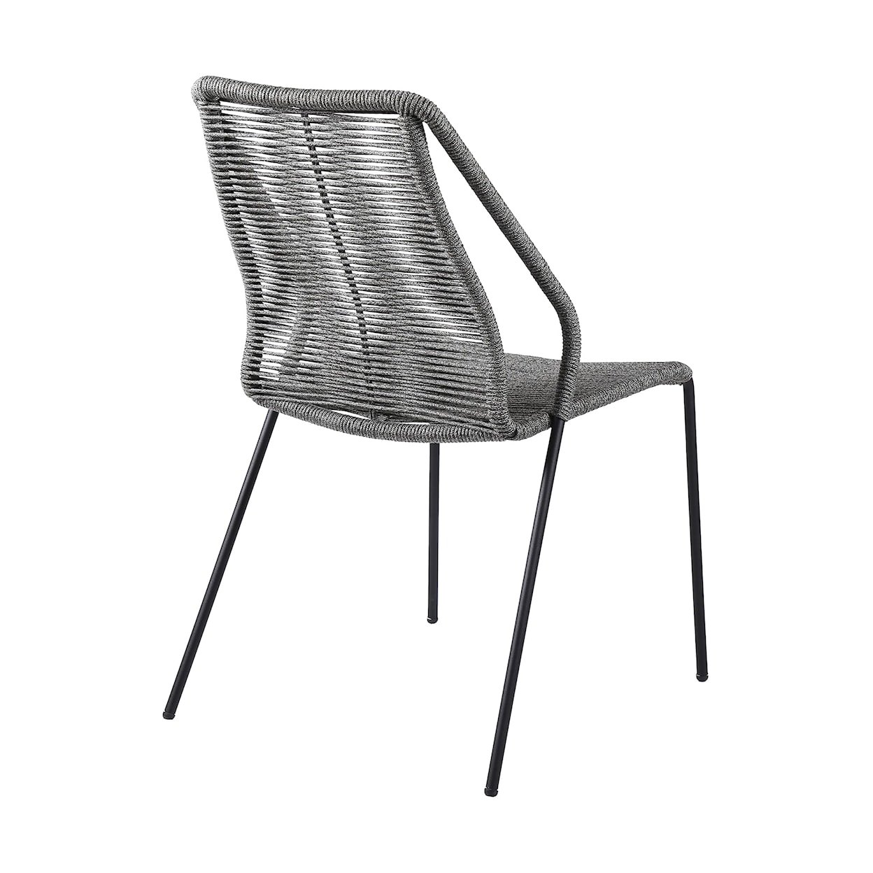 Armen Living Clip Outdoor Dining Chair