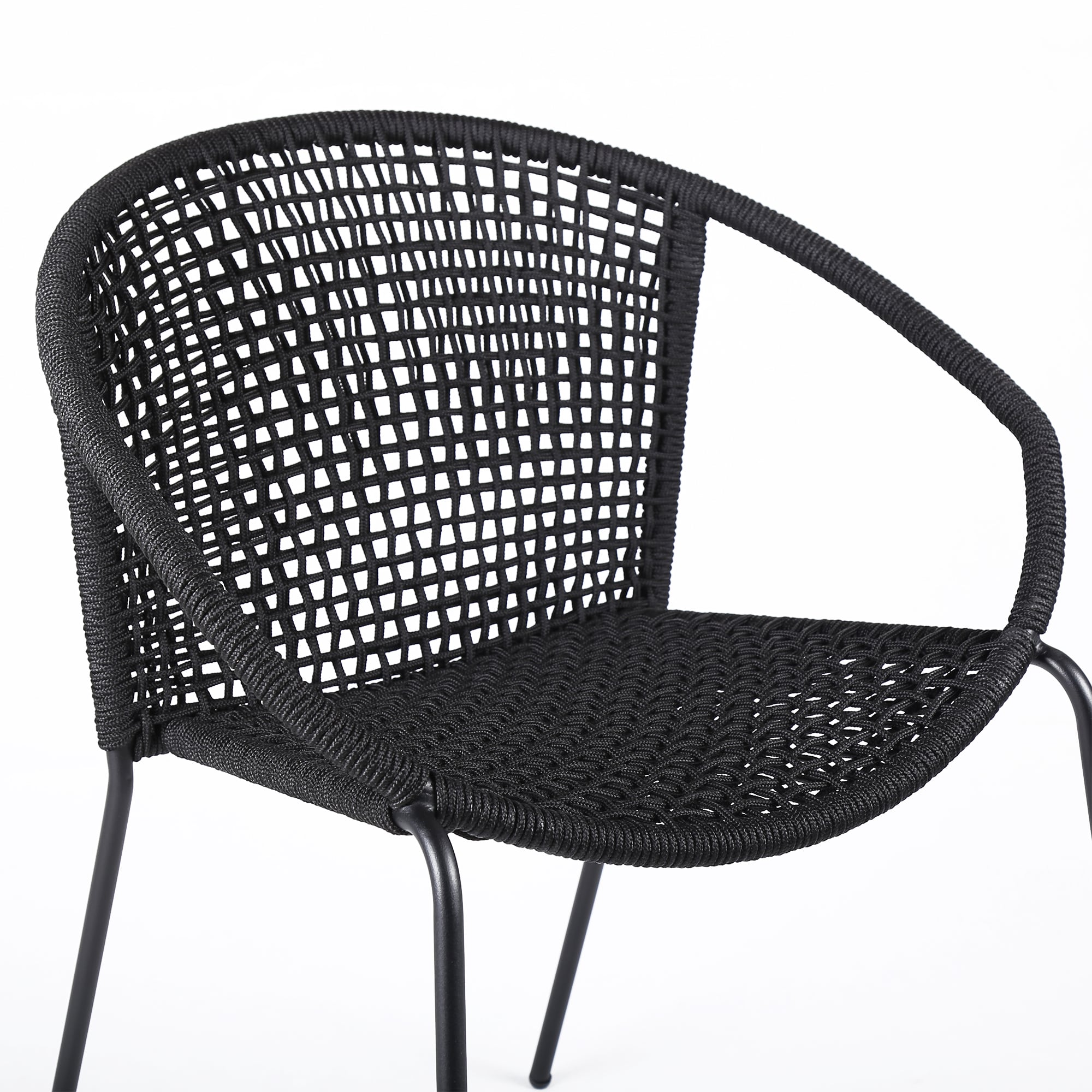 Armen Living Snack Outdoor Dining Chair