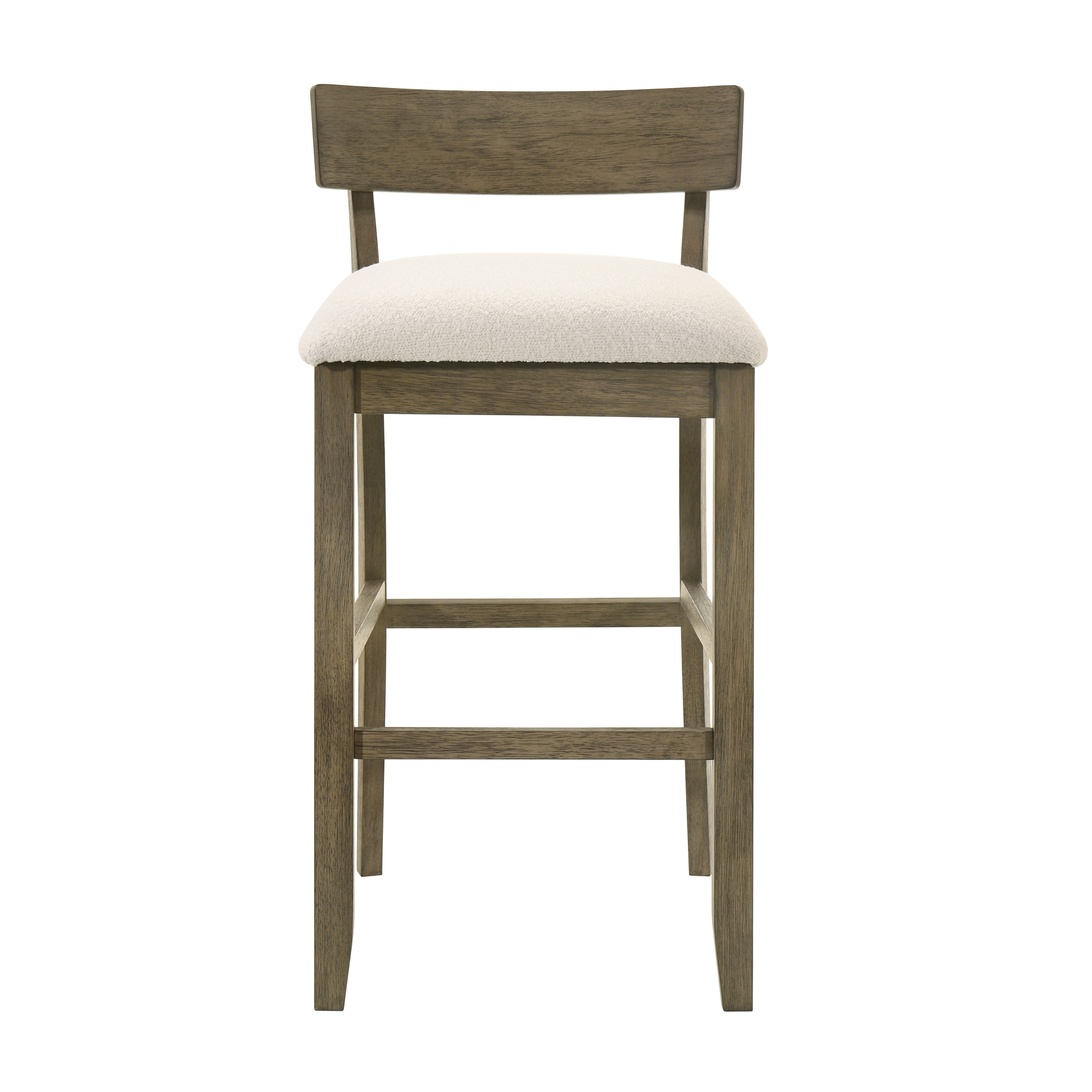 Armen Living Merie Upholstered Low-Back Fixed Barstool