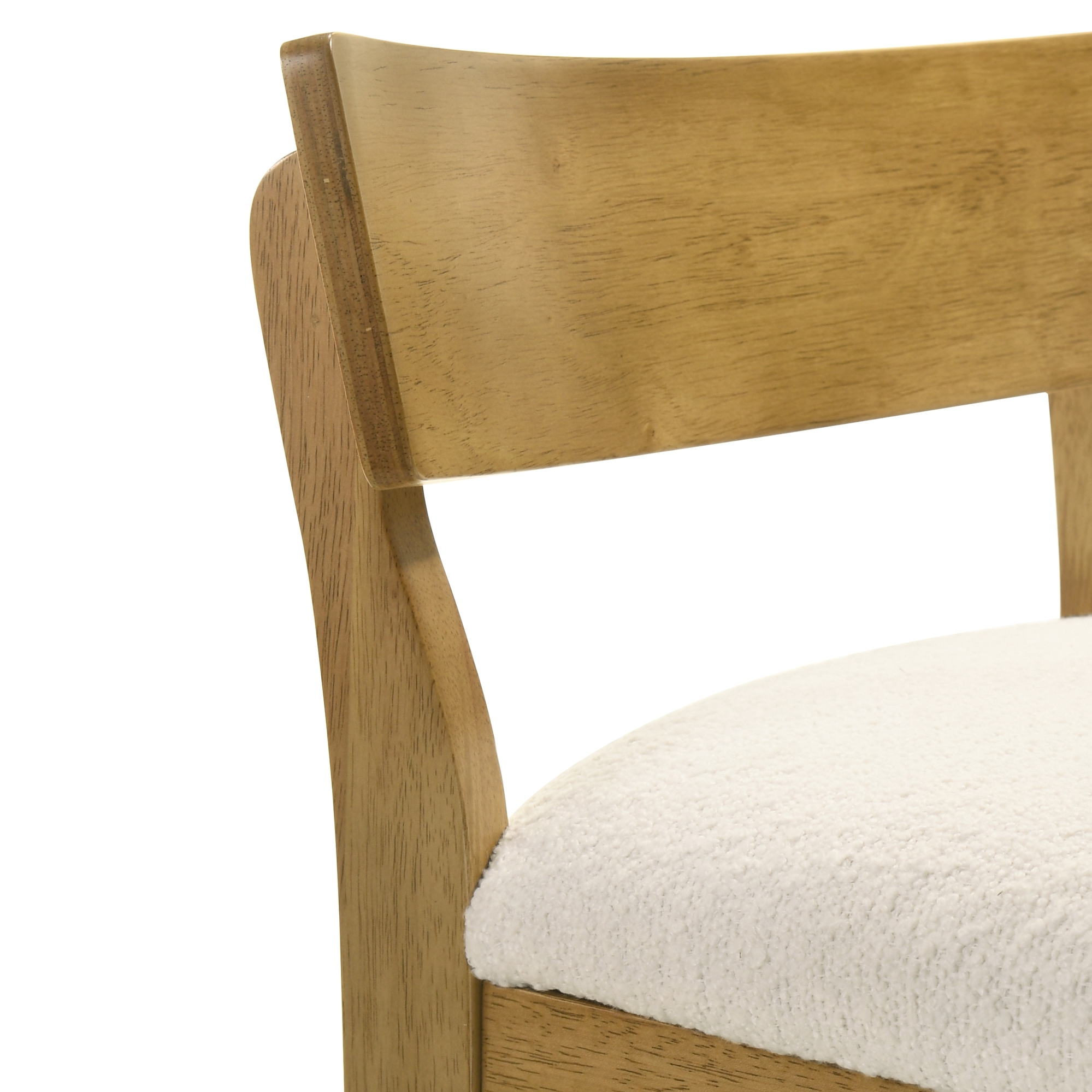 Armen Living Merie Upholstered Low-Back Fixed Barstool