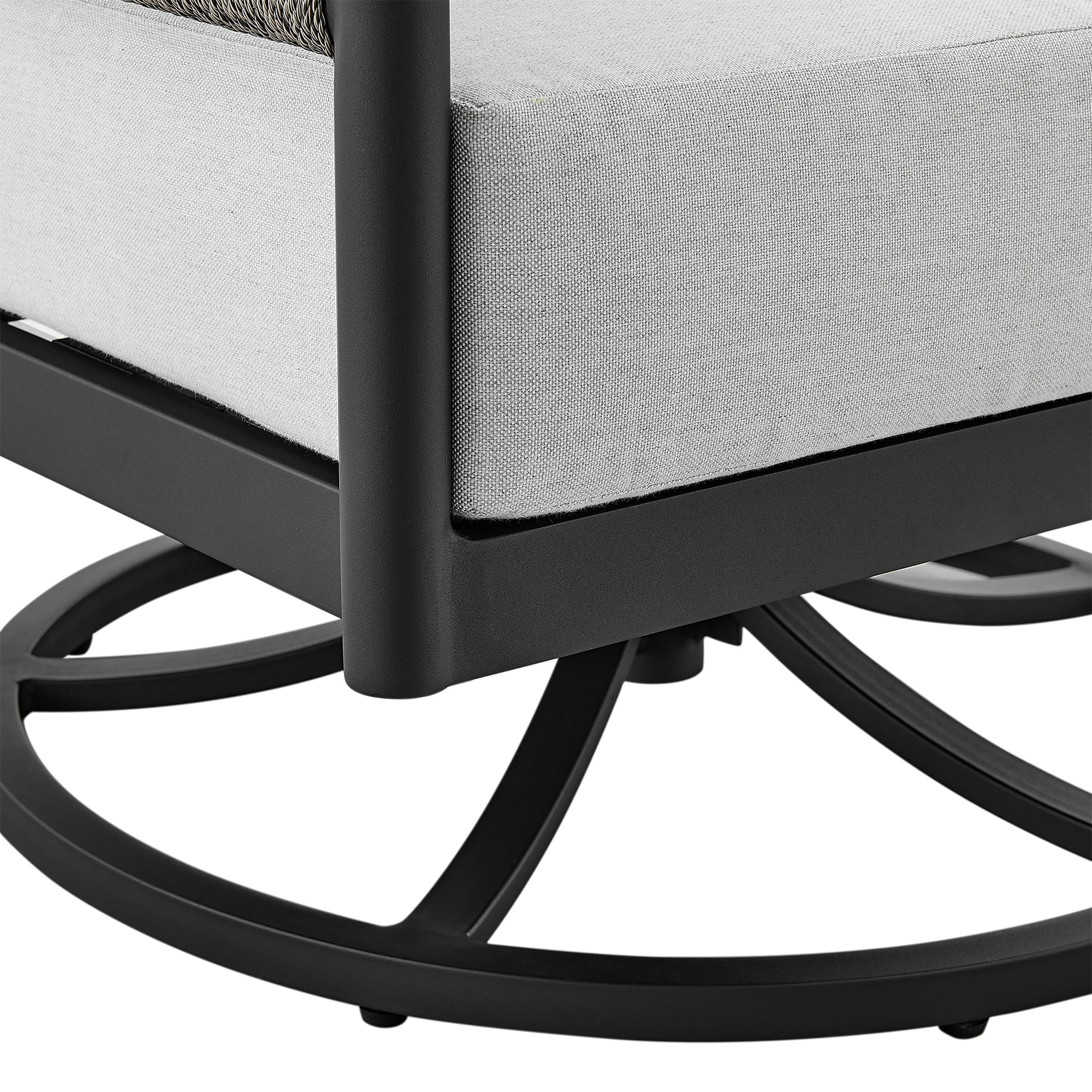 Armen Living Alegria Outdoor Swivel Chair
