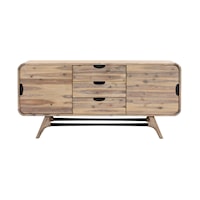 Contemporary 3-Drawer Sideboard Buffet