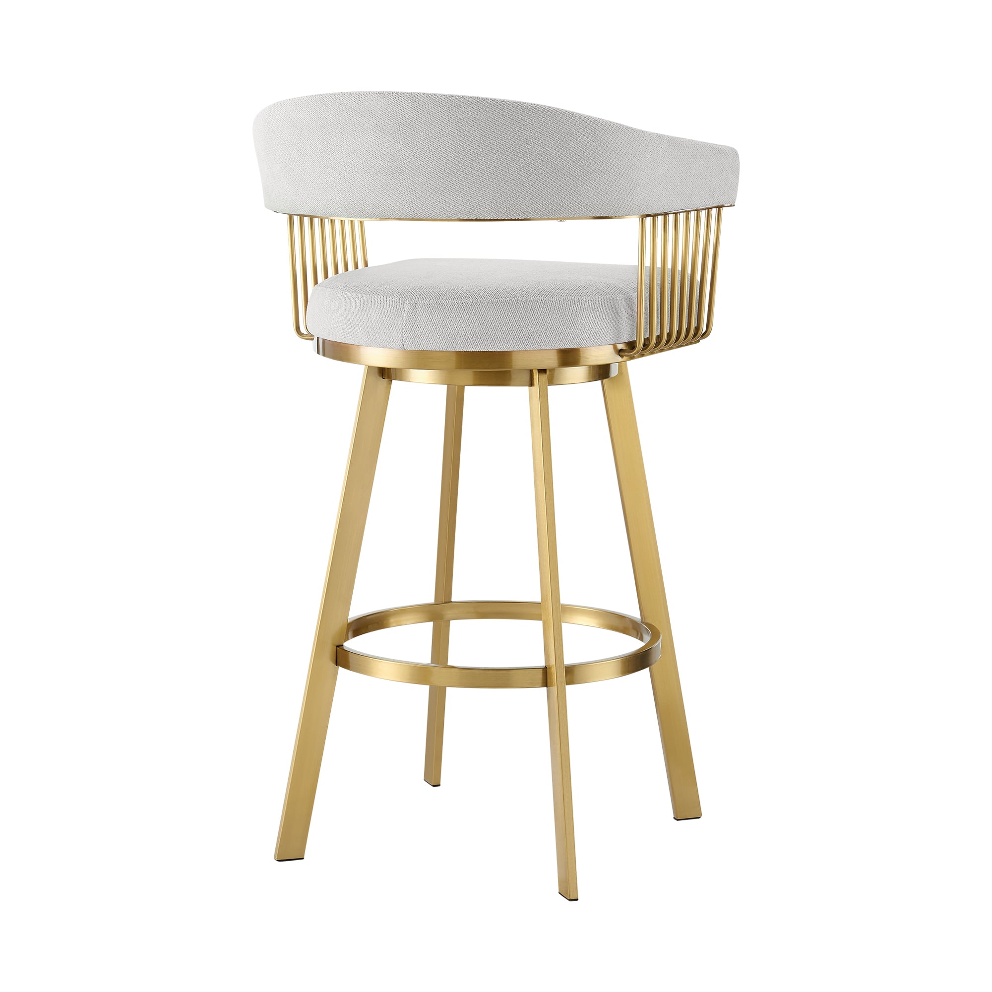 Armen Living Chelsea Counter Height Swivel Barstool