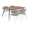 Armen Living Messina/Nara Dining Set