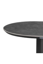 Armen Living Clarke Modern Coastal 3-pc. Outdoor Bistro Set with Stone-Top Pedestal Table