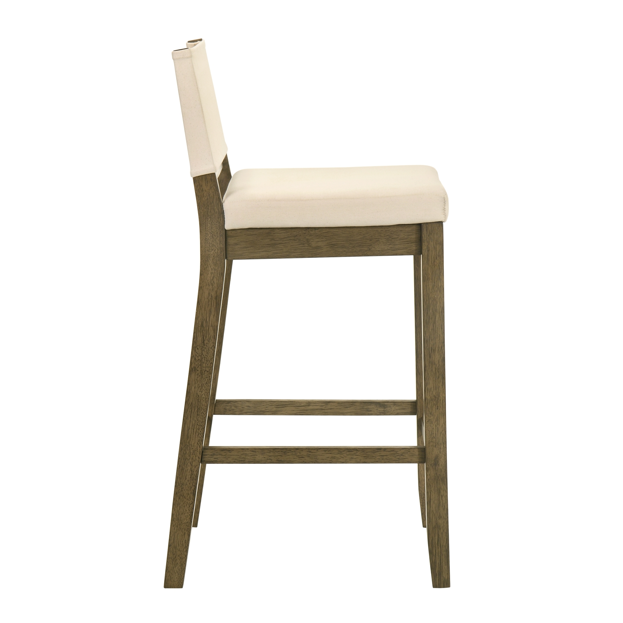 Armen Living Yaneli Upholstered Bar-Height Kitchen Stool