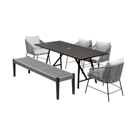 6-Piece Outdoor Dining Set