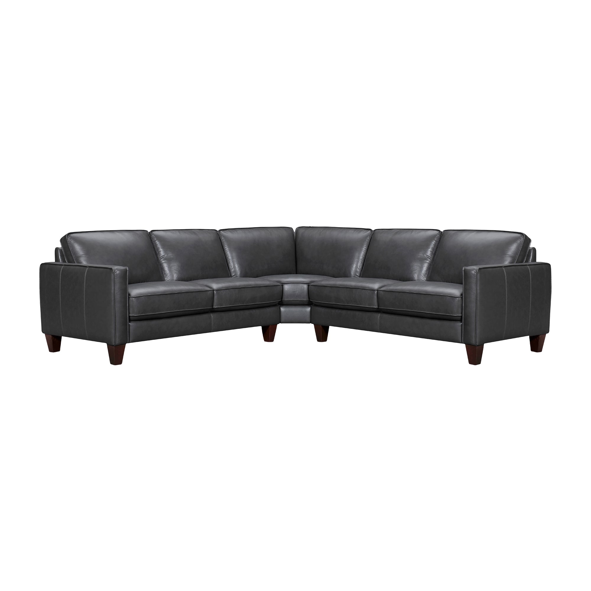 3-Piece Leather Sectional