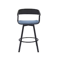 Contemporary Counter-Height Swivel Stool