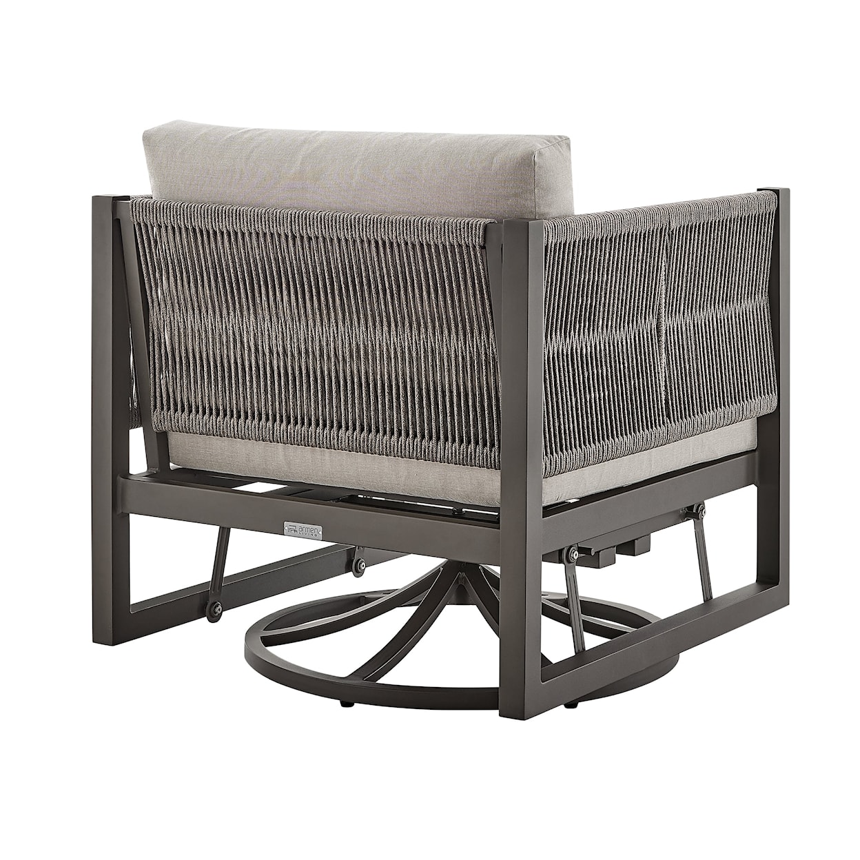 Armen Living Cuffay Outdoor Swivel Chair