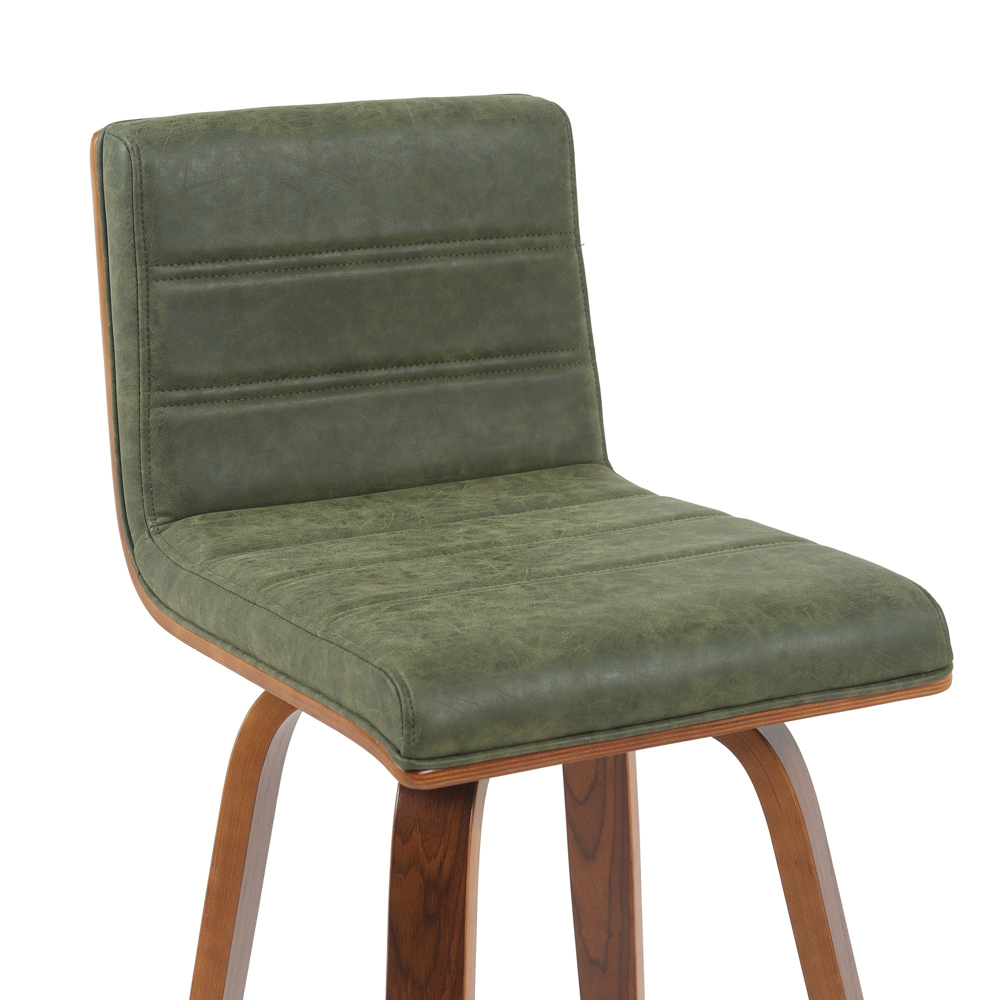 Armen Living Vienna Upholstered Swivel Counter Stool