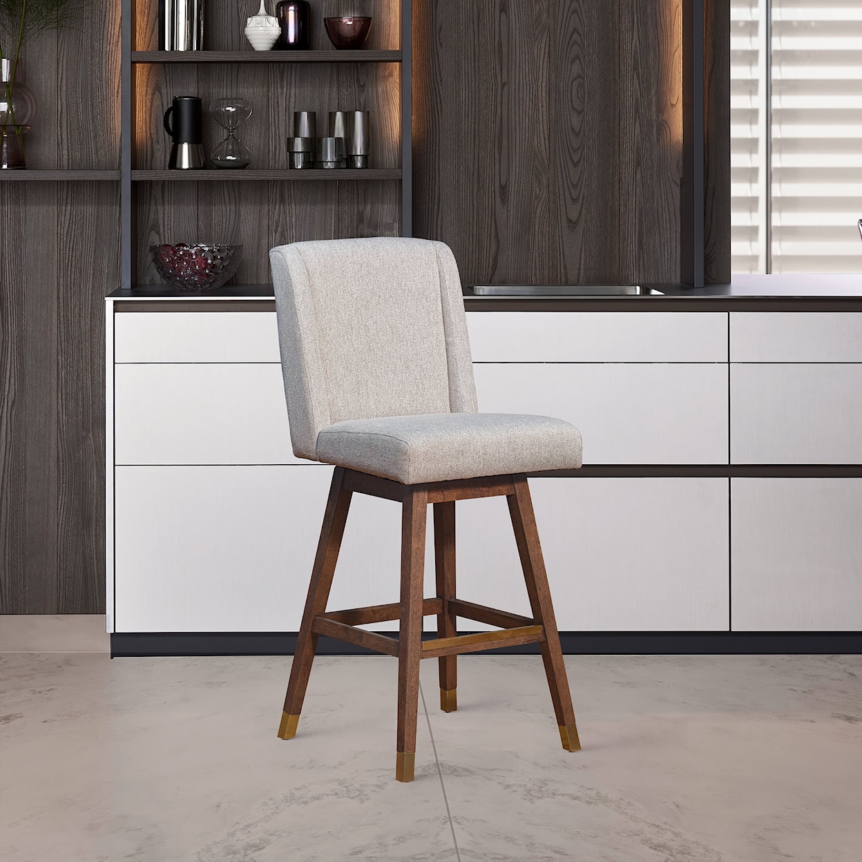 Armen Living Stancoste Counter Stool