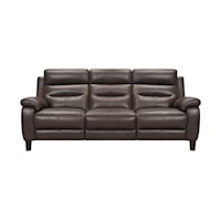 Leather Power Reclining Sofa with USB Ports