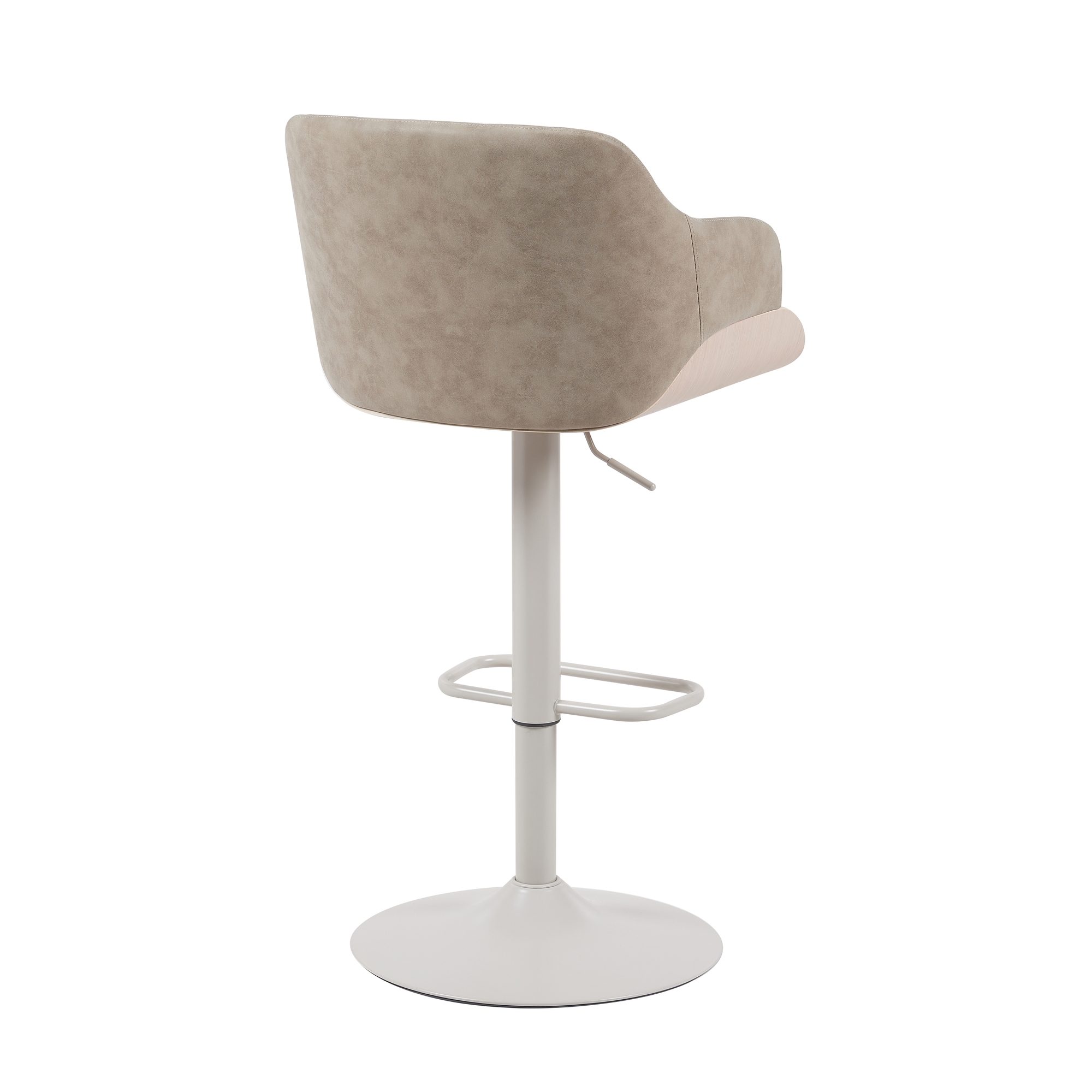 Armen Living Toby Upholstered Adjustable Bar Stool