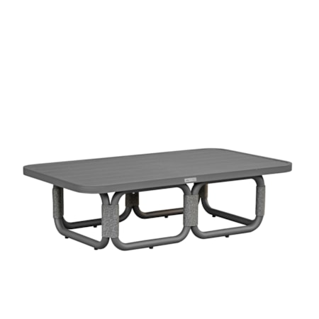 Outdoor 50" Rect. Aluminum Coffee Table