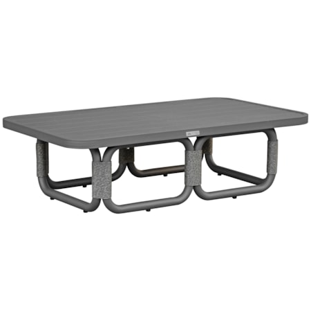 Outdoor 50" Rect. Aluminum Coffee Table