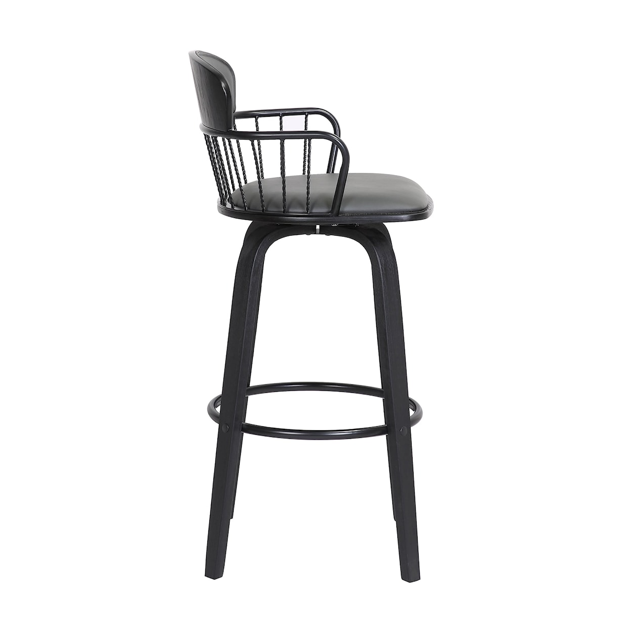 Armen Living Willow Swivel Bar Stool