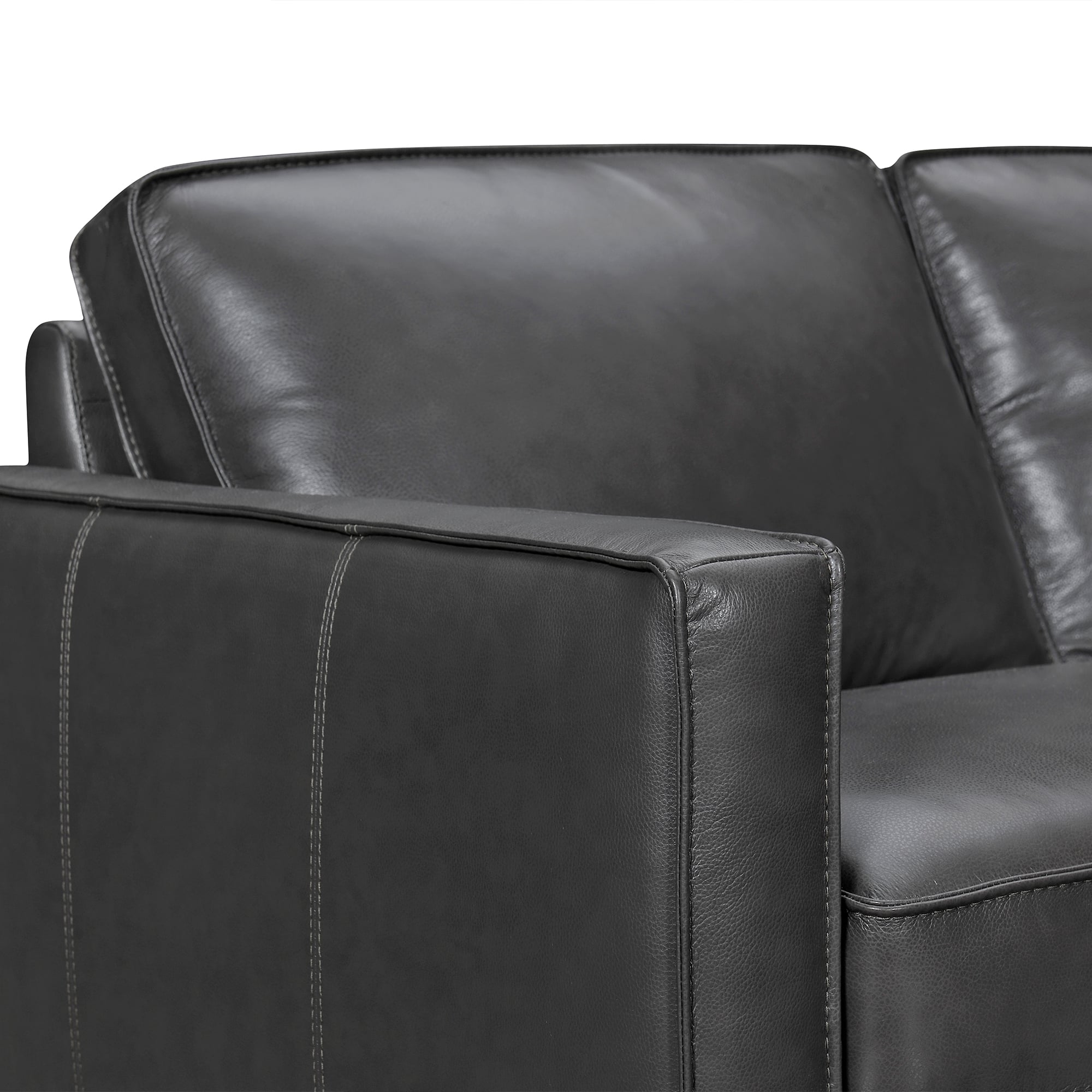 3-Piece Leather Sectional