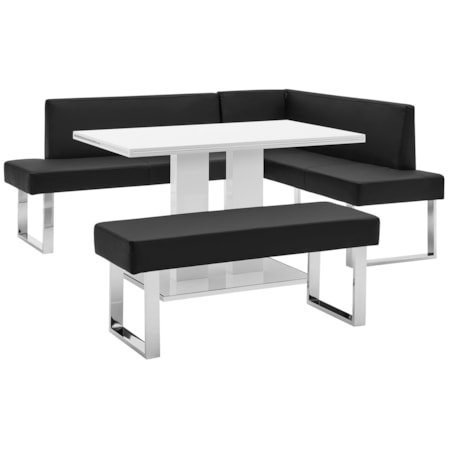 3-Piece Bench Dining Set